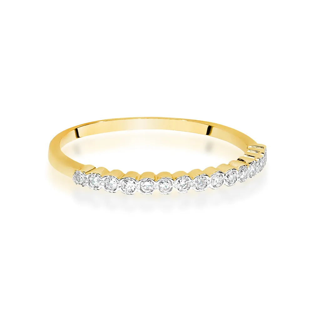 zlatý prsteň s diamantmi 0,075 ct w0635-diw-01