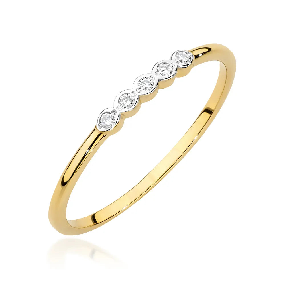 zlatý prsteň s diamantmi 0,043 ct w0638-diw-01