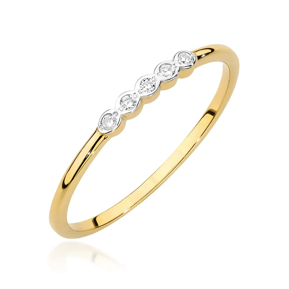 zlatý prsteň s diamantmi 0,043 ct w0638-diw-01