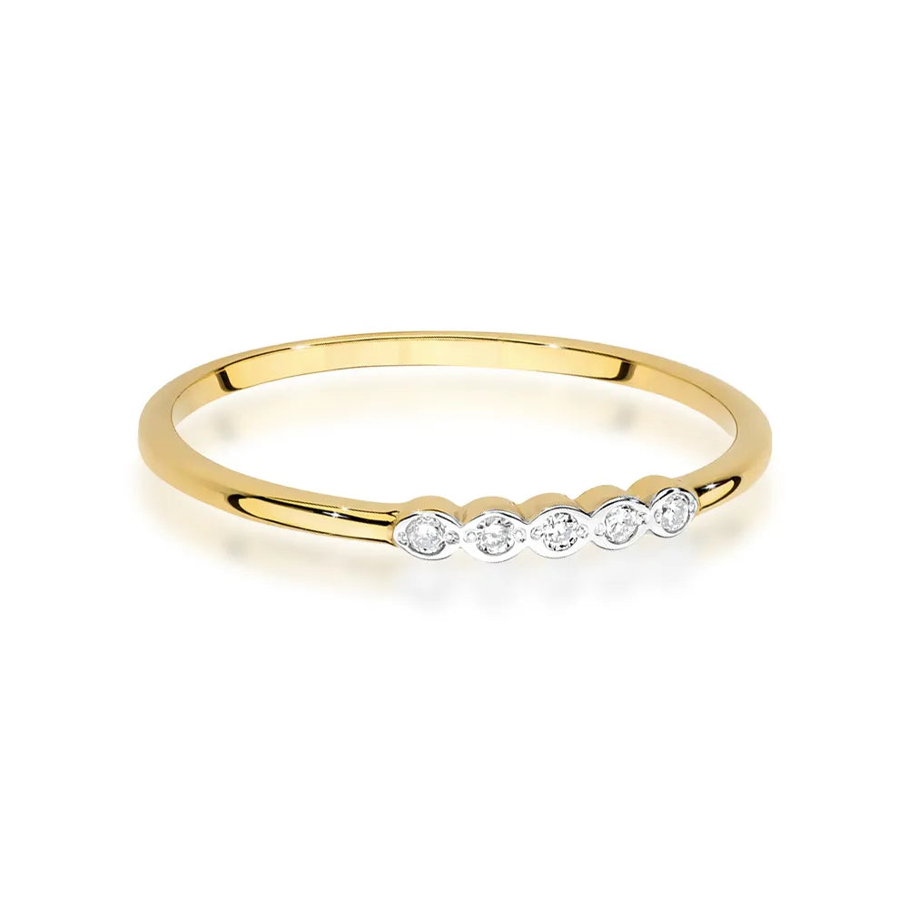 zlatý prsteň s diamantmi 0,043 ct w0638-diw-01