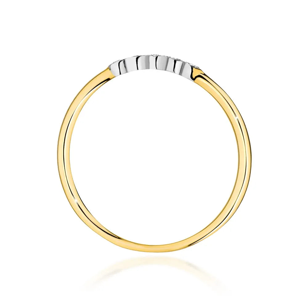 zlatý prsteň s diamantmi 0,043 ct w0638-diw-01