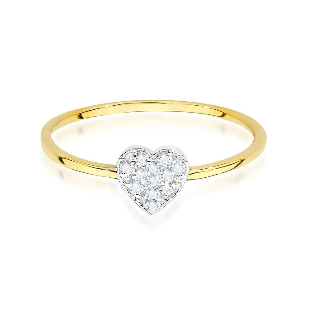 zlatý prsteň s diamantmi 0,097 ct w0641-diw-01