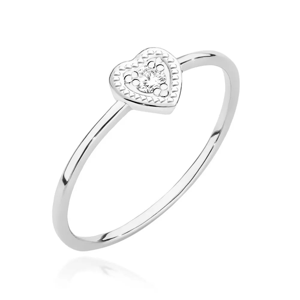 zlatý prsteň s diamantom 0,02 ct w0642-diw-01