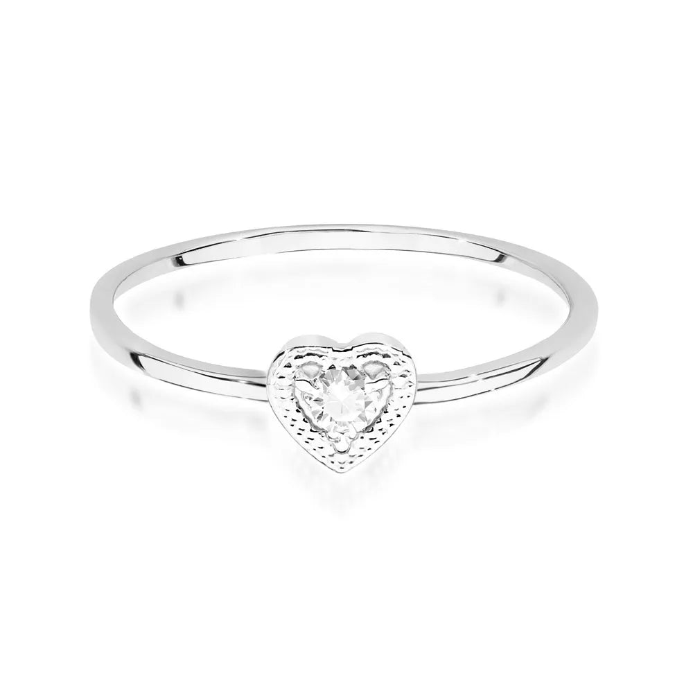zlatý prsteň s diamantom 0,02 ct w0642-diw-01