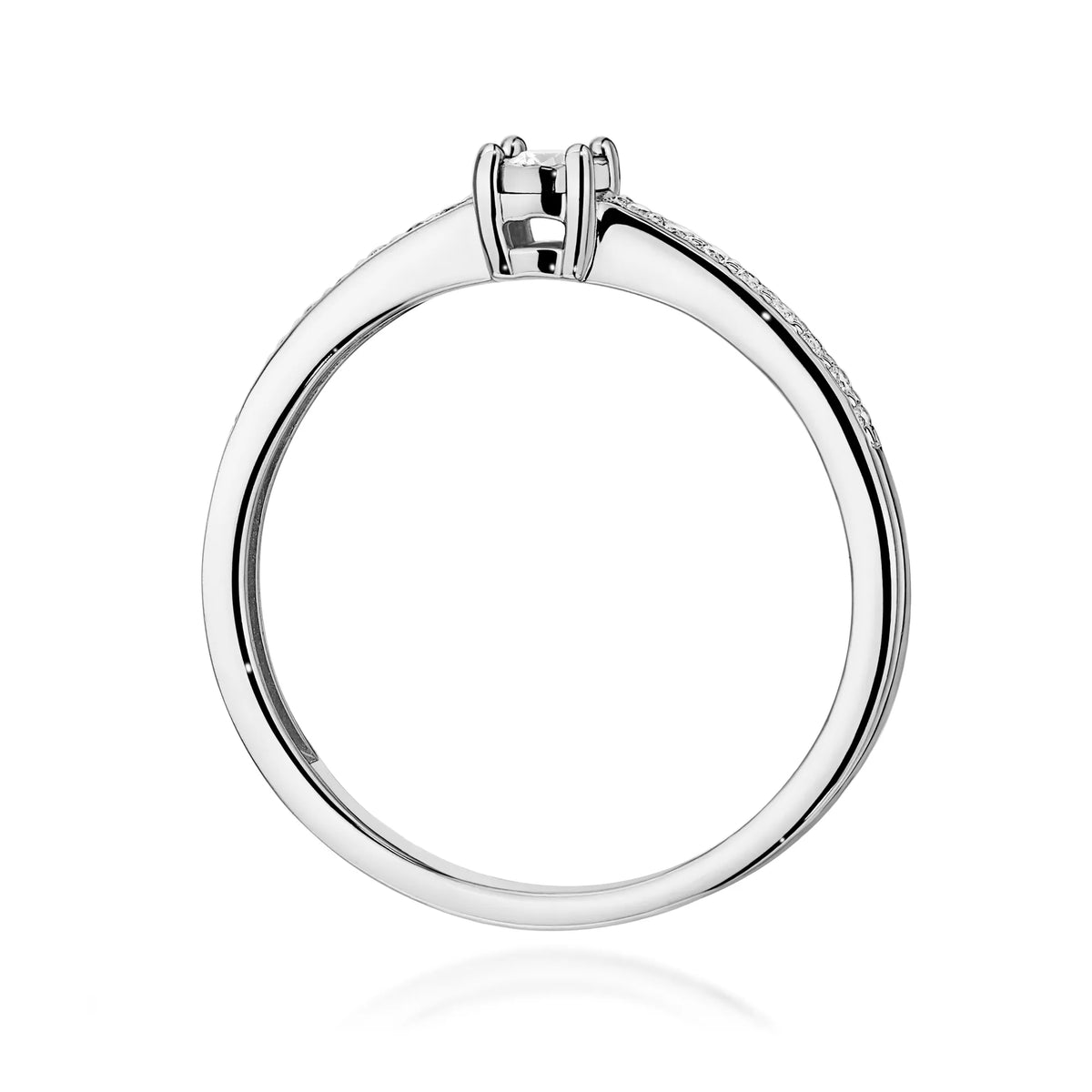 zlatý prsteň s diamantmi 0,03 ct a 0,08 ct w0648-diw-01