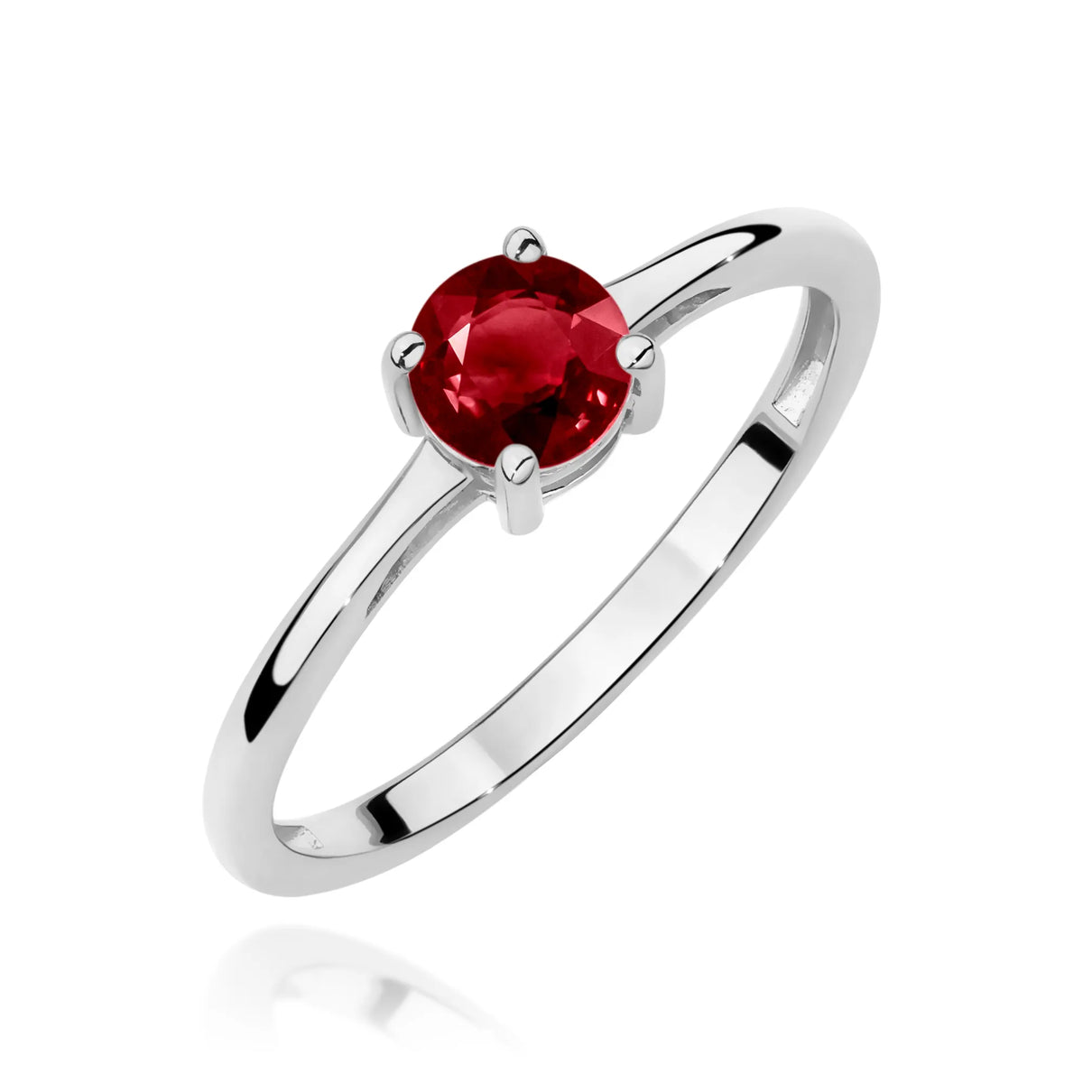 zlatý prsteň s granátom 0,60 ct w0656-gar-01