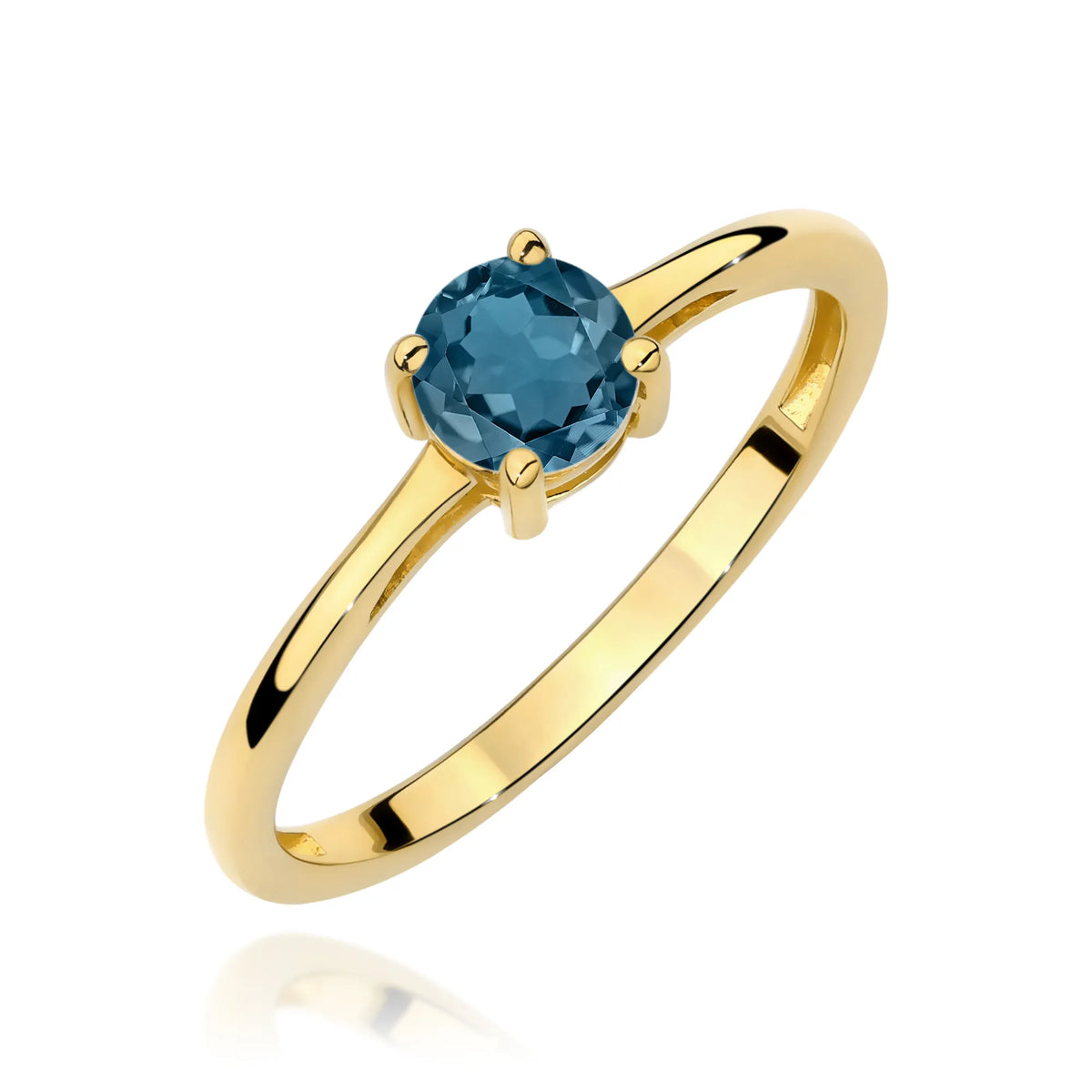 zlatý prsteň s 0,50 ct topásom london blue w0656-tol-01