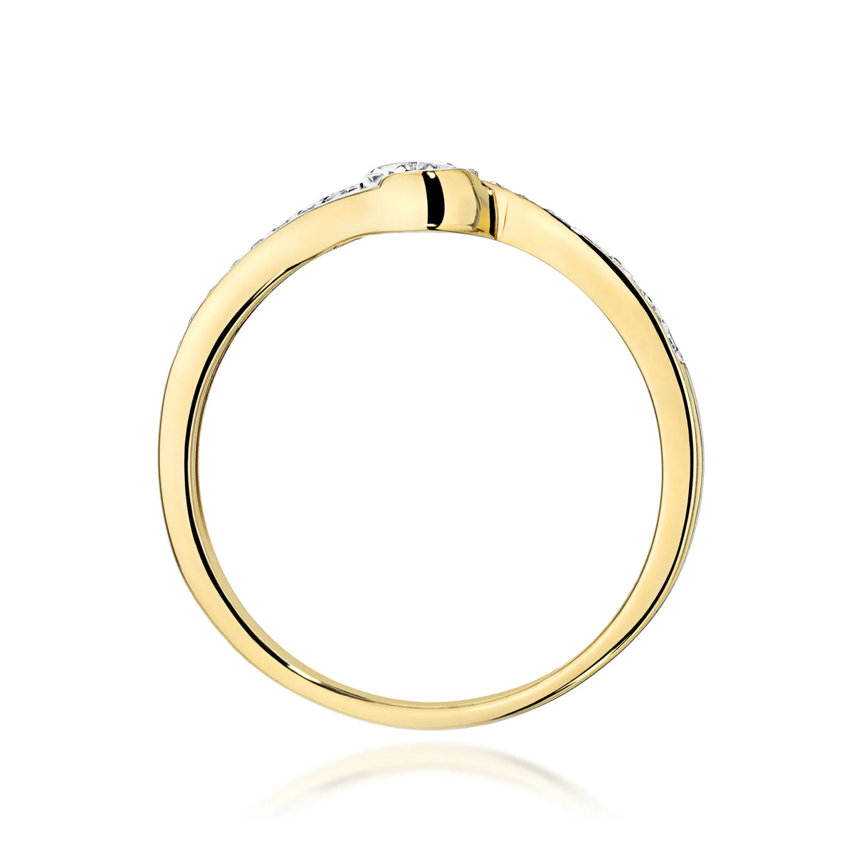 zlatý prsteň s diamantmi 0,08 ct a 0,08 ct w0658-diw-01
