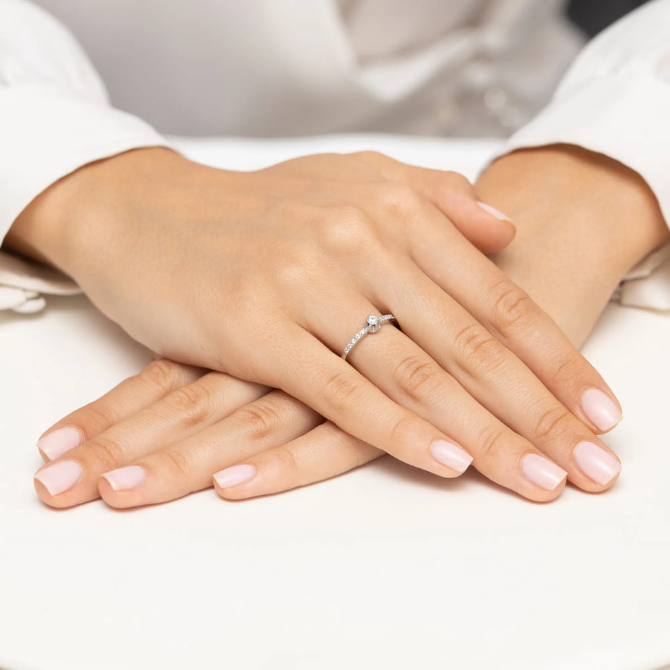 zlatý prsteň s diamantmi 0,08 ct a 0,09 ct w0680-diw-01