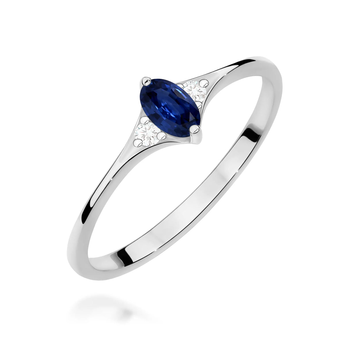 zlatý prsteň s 0,30 ct zafírom a 0,04 ct diamantmi w0681-sab-01