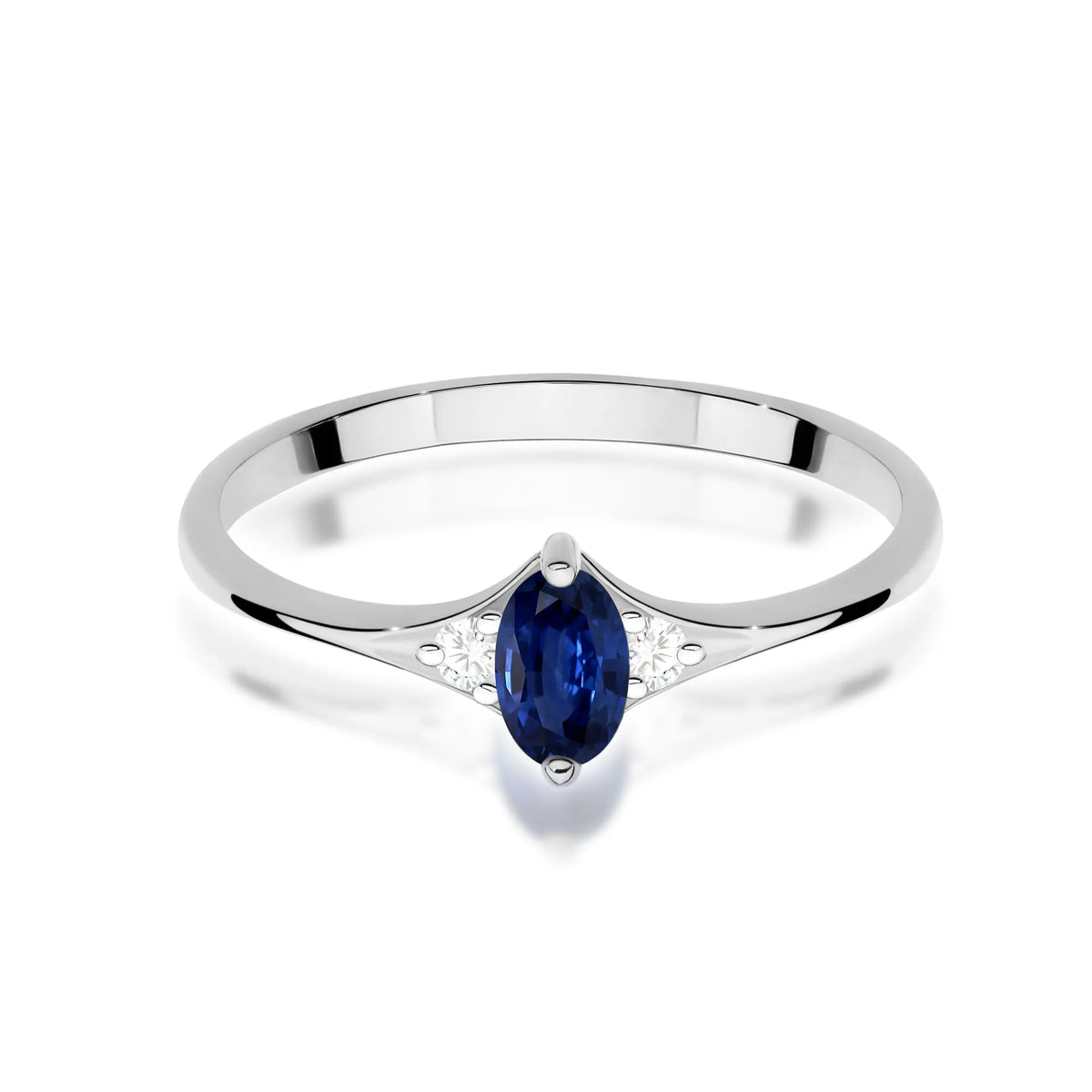 zlatý prsteň s 0,30 ct zafírom a 0,04 ct diamantmi w0681-sab-01
