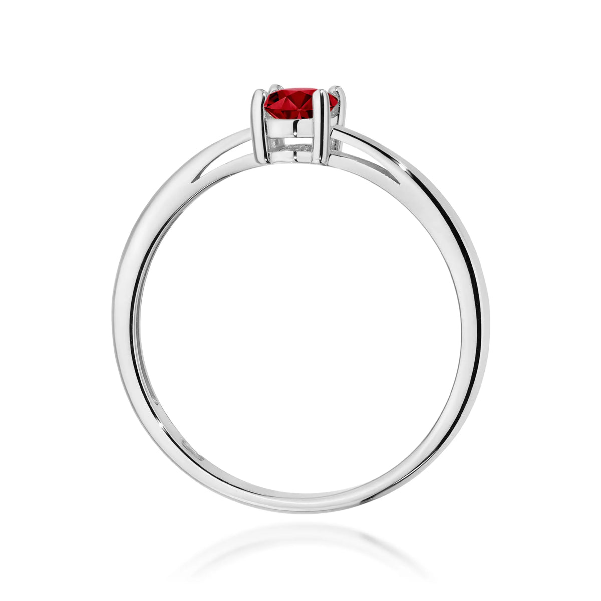 zlatý prsteň s granátom 0,50 ct w0685-gar-01