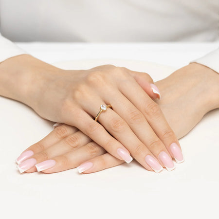 zlatý prsteň s 0,40 ct laboratórnym diamantom w0685-ldw-01