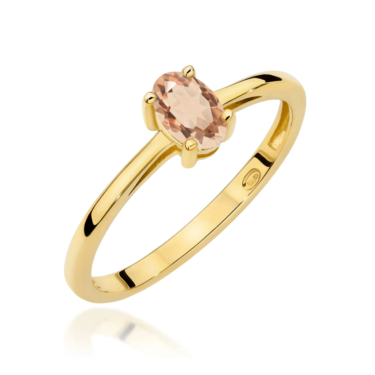 zlatý prsteň s 0,40 ct morganitom w0685-mop-01