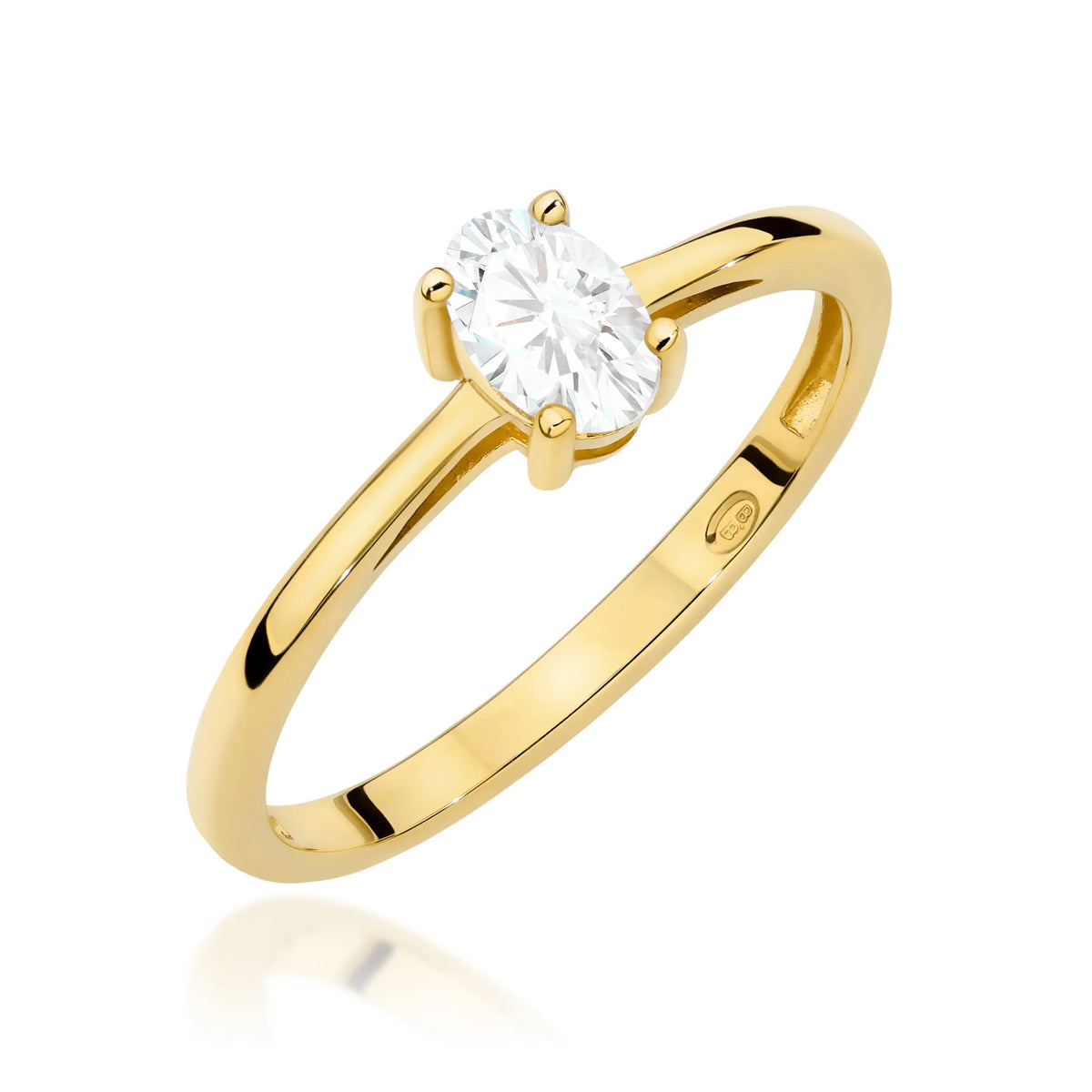 zlatý prsteň so 0,50 ct bielym zafírom w0685-saw-01