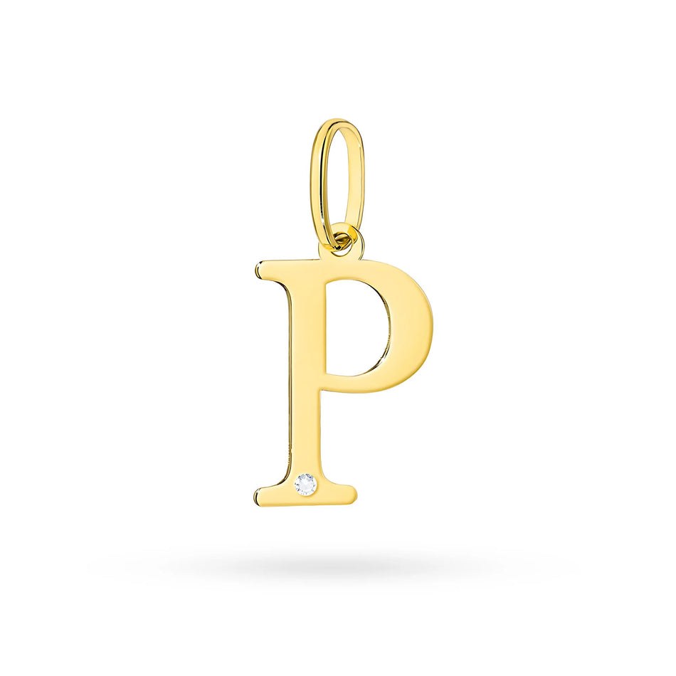 zlatý prívesok s diamantmi 0,005 ct z0069-diw-01-26