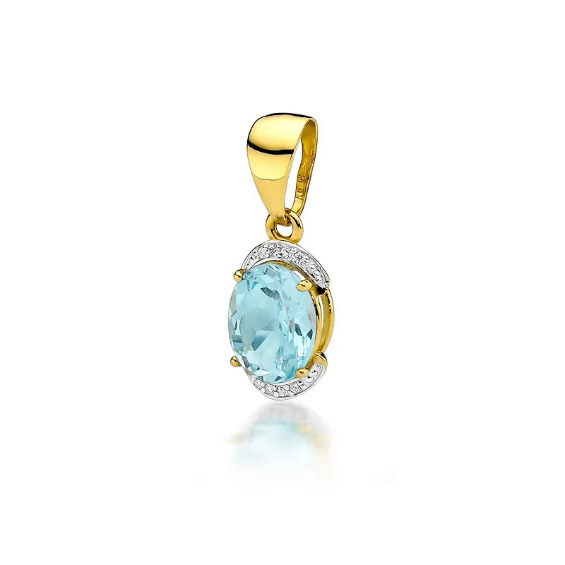 zlatý prívesok s 3,00 ct topásom a 0,04 ct diamantmi z0150-tob-01