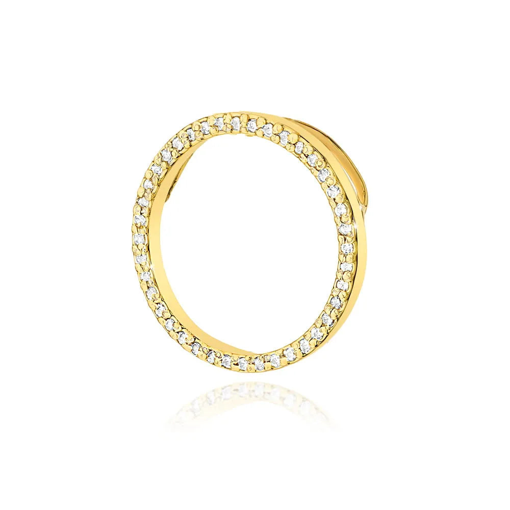 zlatý prívesok so 0,20 ct diamantmi z0442-diw-01