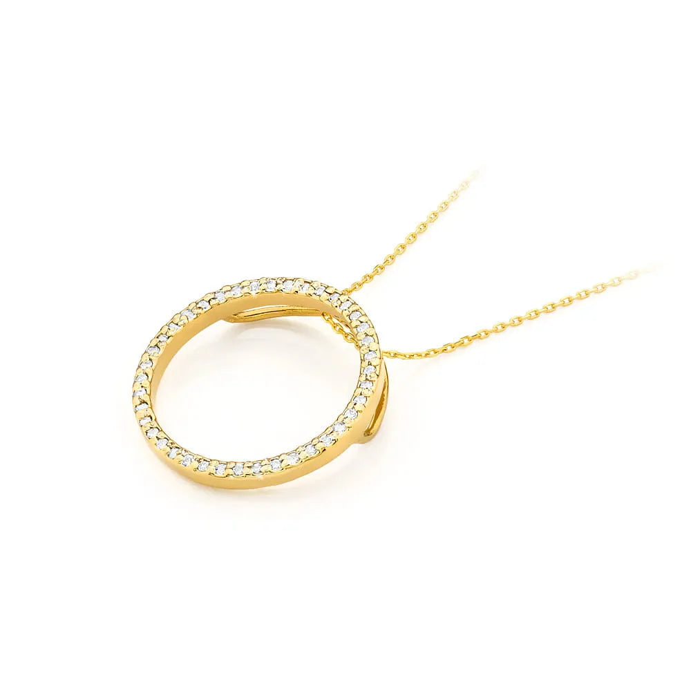 zlatý prívesok so 0,20 ct diamantmi z0442-diw-01