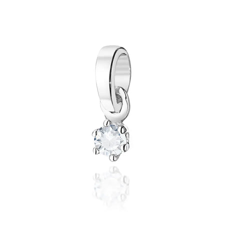 zlatý prívesok s diamantom 0,04 ct z0501-diw-02
