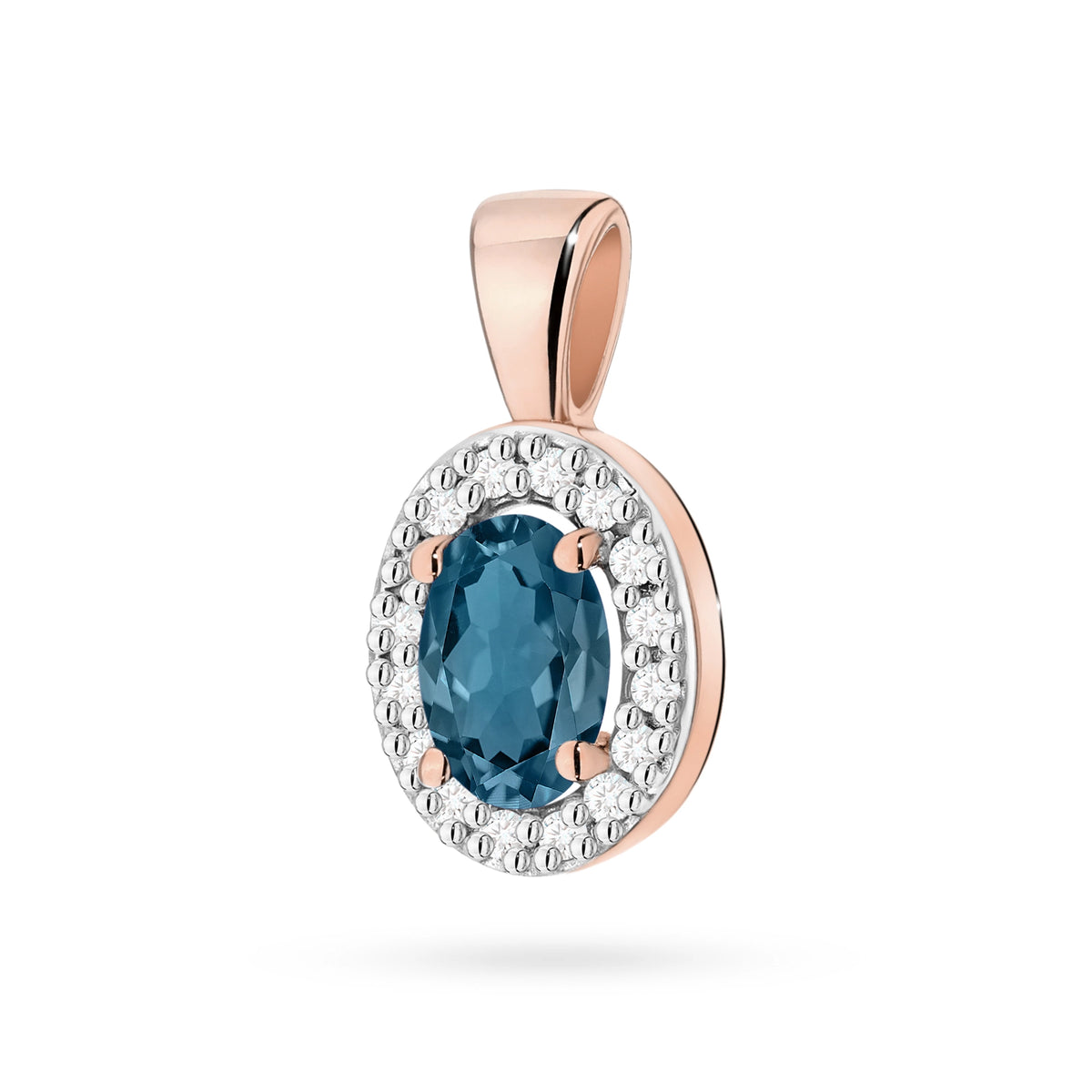 zlatý prívesok s 0,50 ct topásom london blue a 0,08 ct diamantmi z0574-tol-01