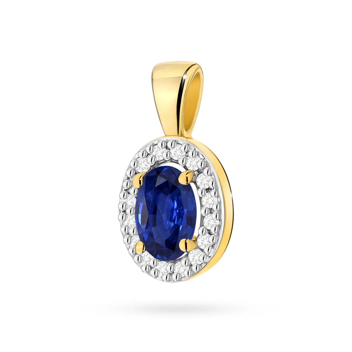 zlatý prívesok so zafírom 0,70 ct a diamantmi 0,08 ct z0574-sab-01