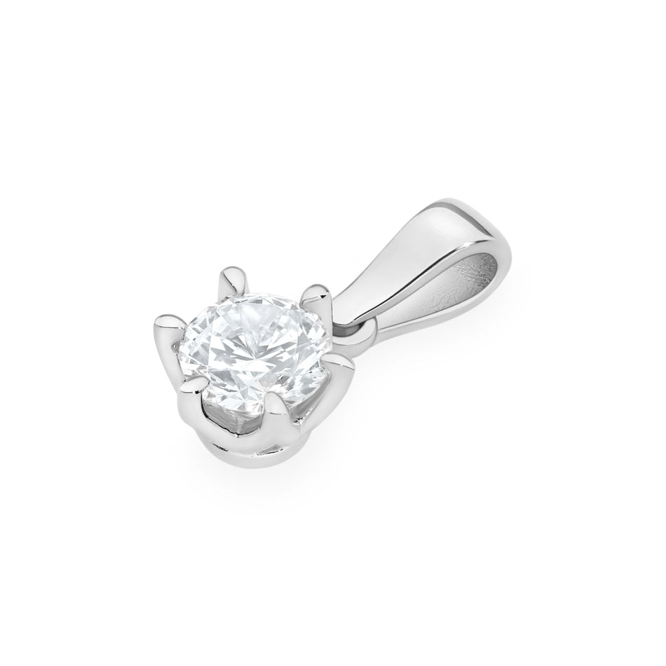 zlatý prívesok s 0,40 ct laboratórnym diamantom z0575-ldw-02