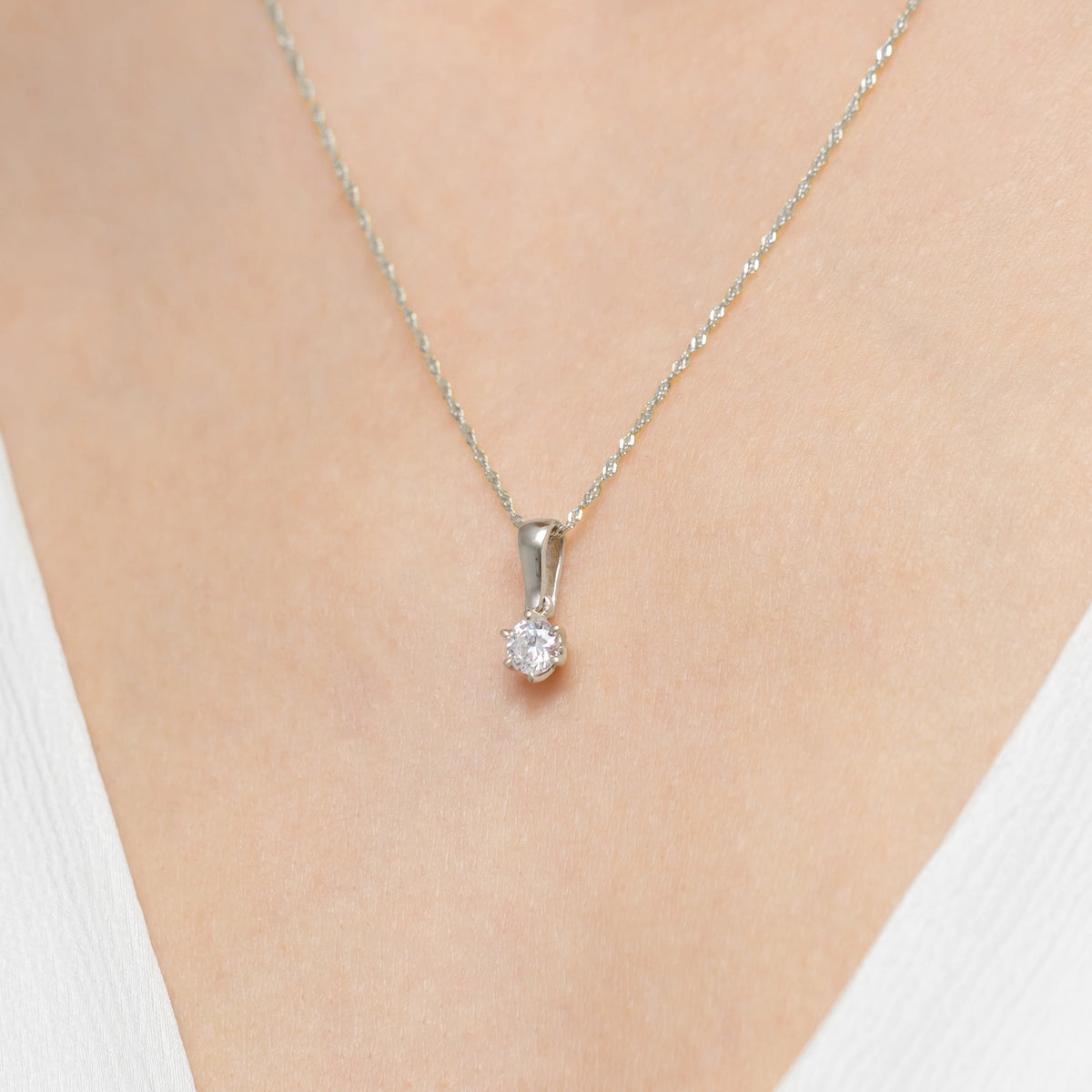 zlatý prívesok s 0,40 ct laboratórnym diamantom z0575-ldw-02