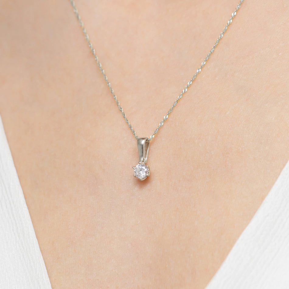 zlatý prívesok s 0,40 ct laboratórnym diamantom z0575-ldw-02