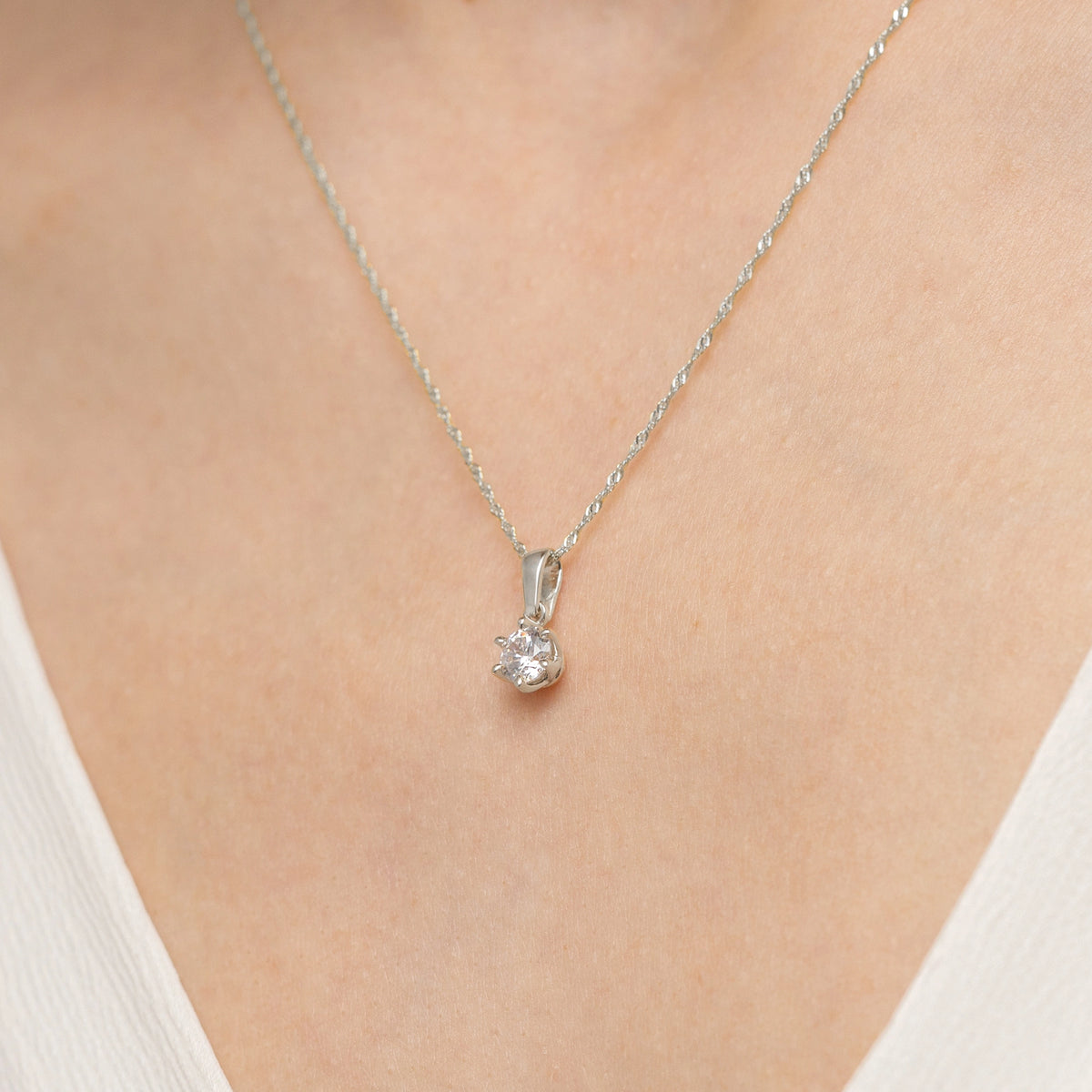 zlatý prívesok s 0,50 ct laboratórnym diamantom z0575-ldw-03