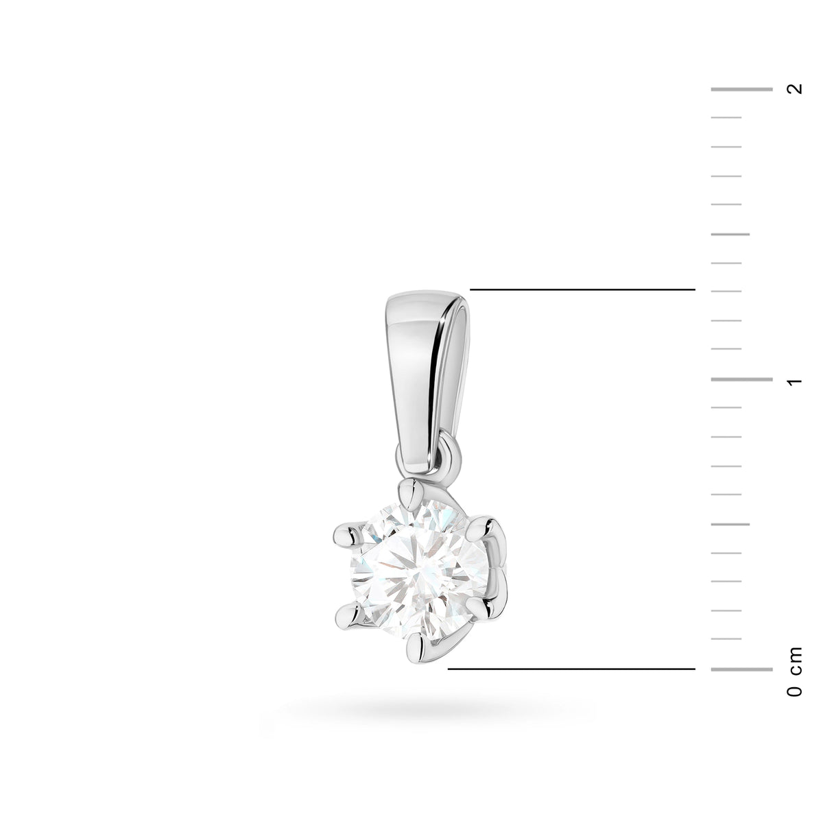 zlatý prívesok s 0,50 ct laboratórnym diamantom z0575-ldw-03