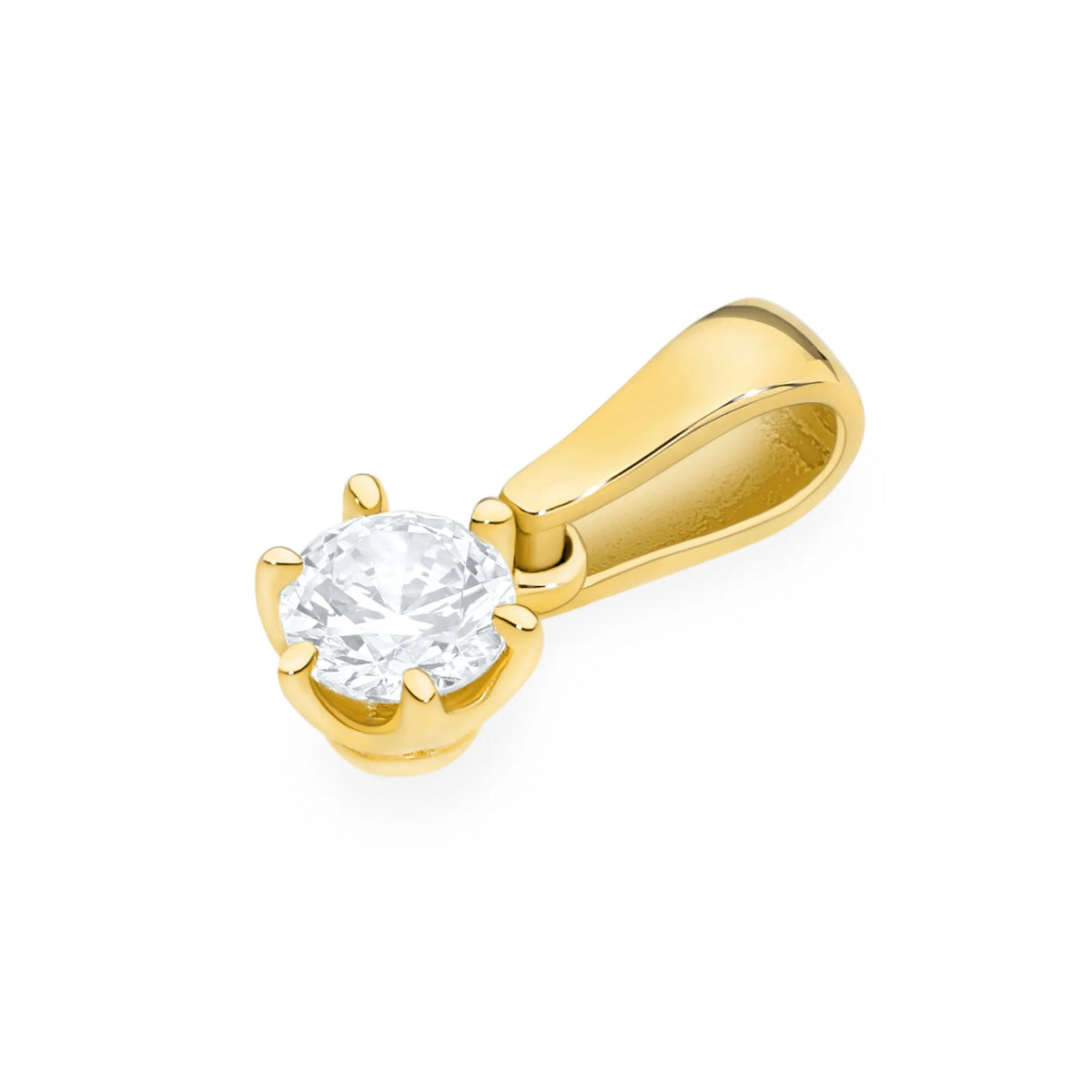 zlatý prívesok so 0,30 ct laboratórnym diamantom z0575-ldw-01