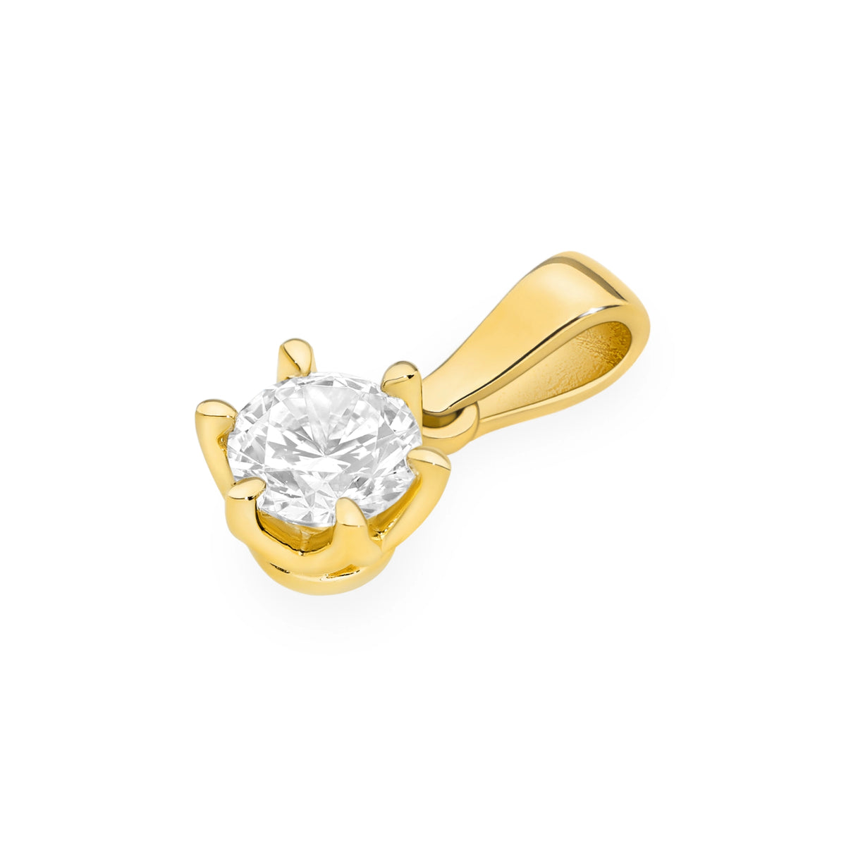 zlatý prívesok s 0,40 ct laboratórnym diamantom z0575-ldw-02