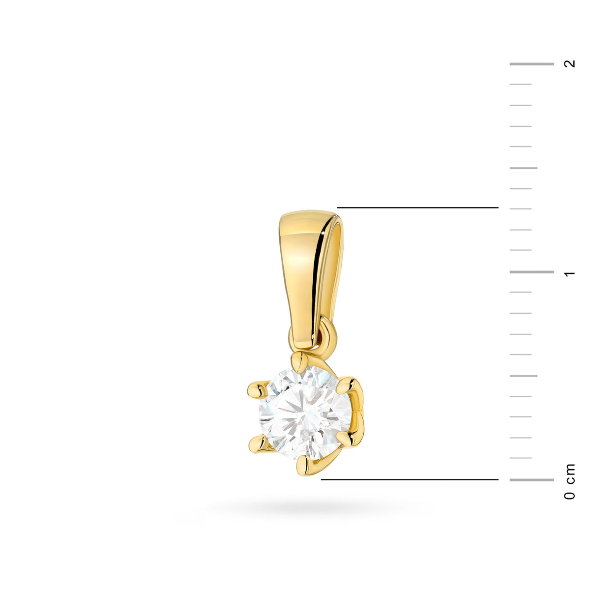 zlatý prívesok s 0,40 ct laboratórnym diamantom z0575-ldw-02