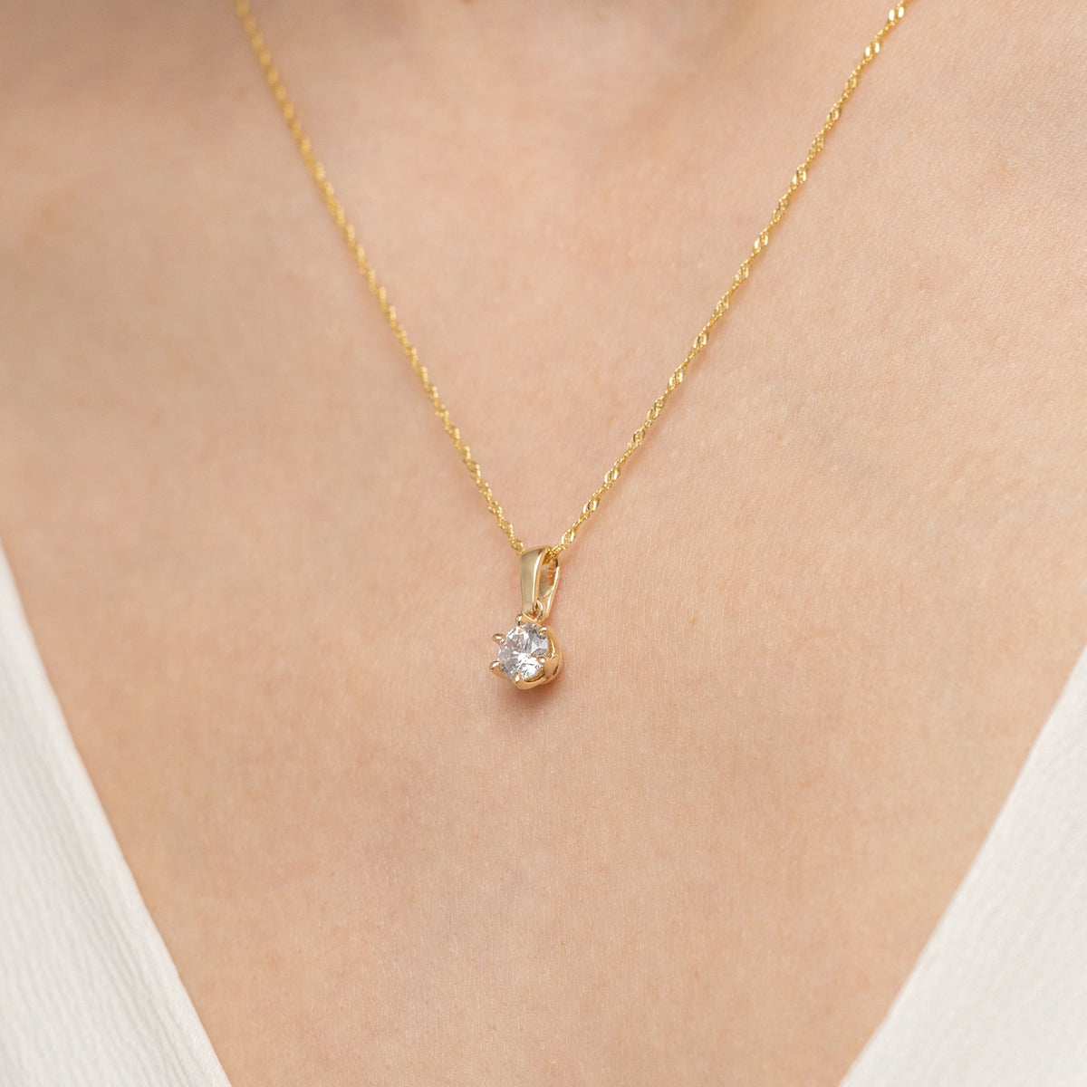 zlatý prívesok s 0,50 ct laboratórnym diamantom z0575-ldw-03
