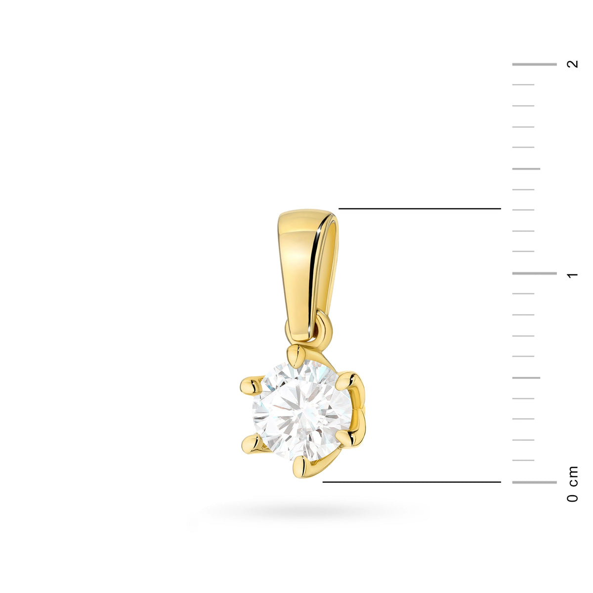 zlatý prívesok s 0,50 ct laboratórnym diamantom z0575-ldw-03