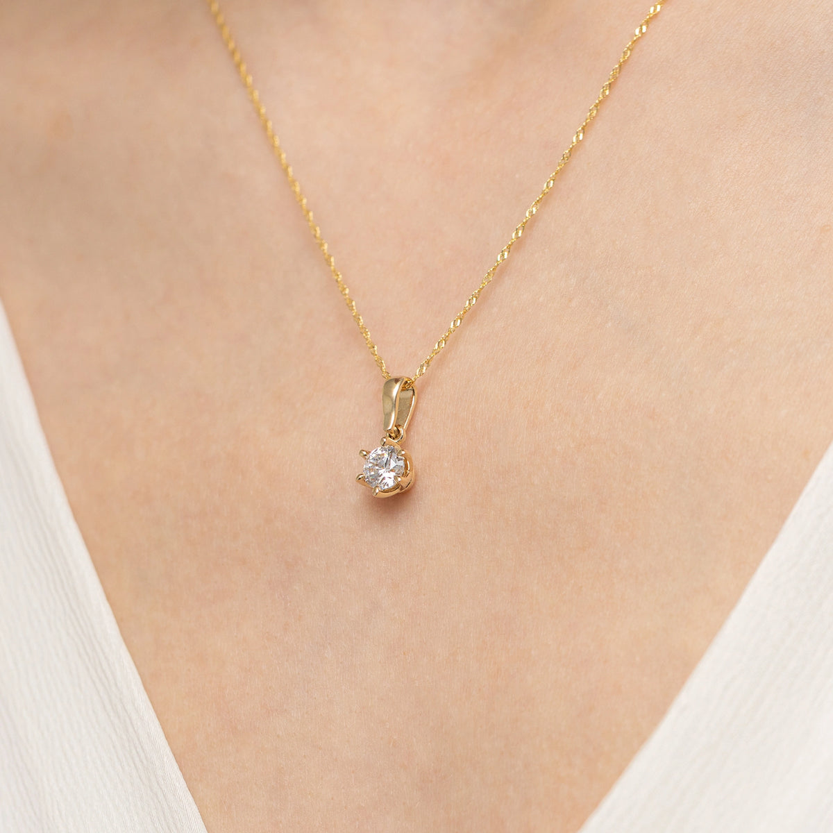 zlatý prívesok s 0,70 ct laboratórnym diamantom z0575-ldw-04