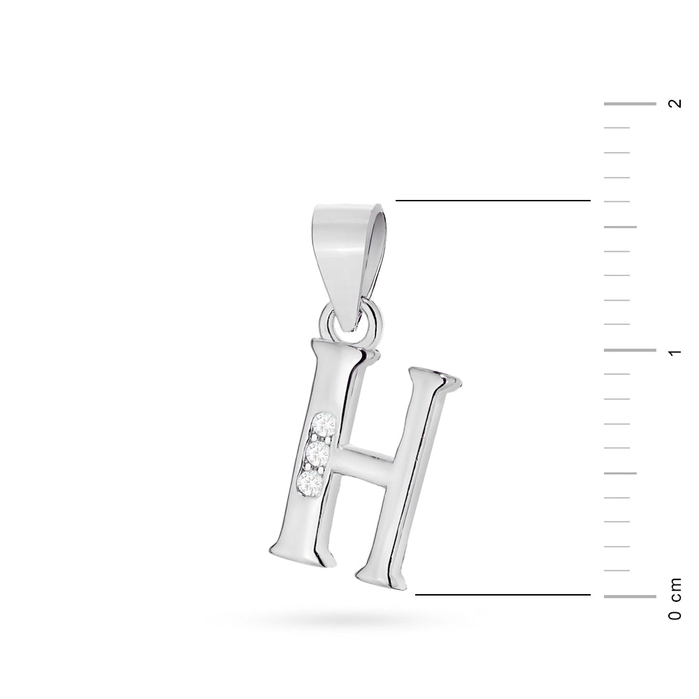 strieborný prívesok so zirkónom h-z703-925-s-h