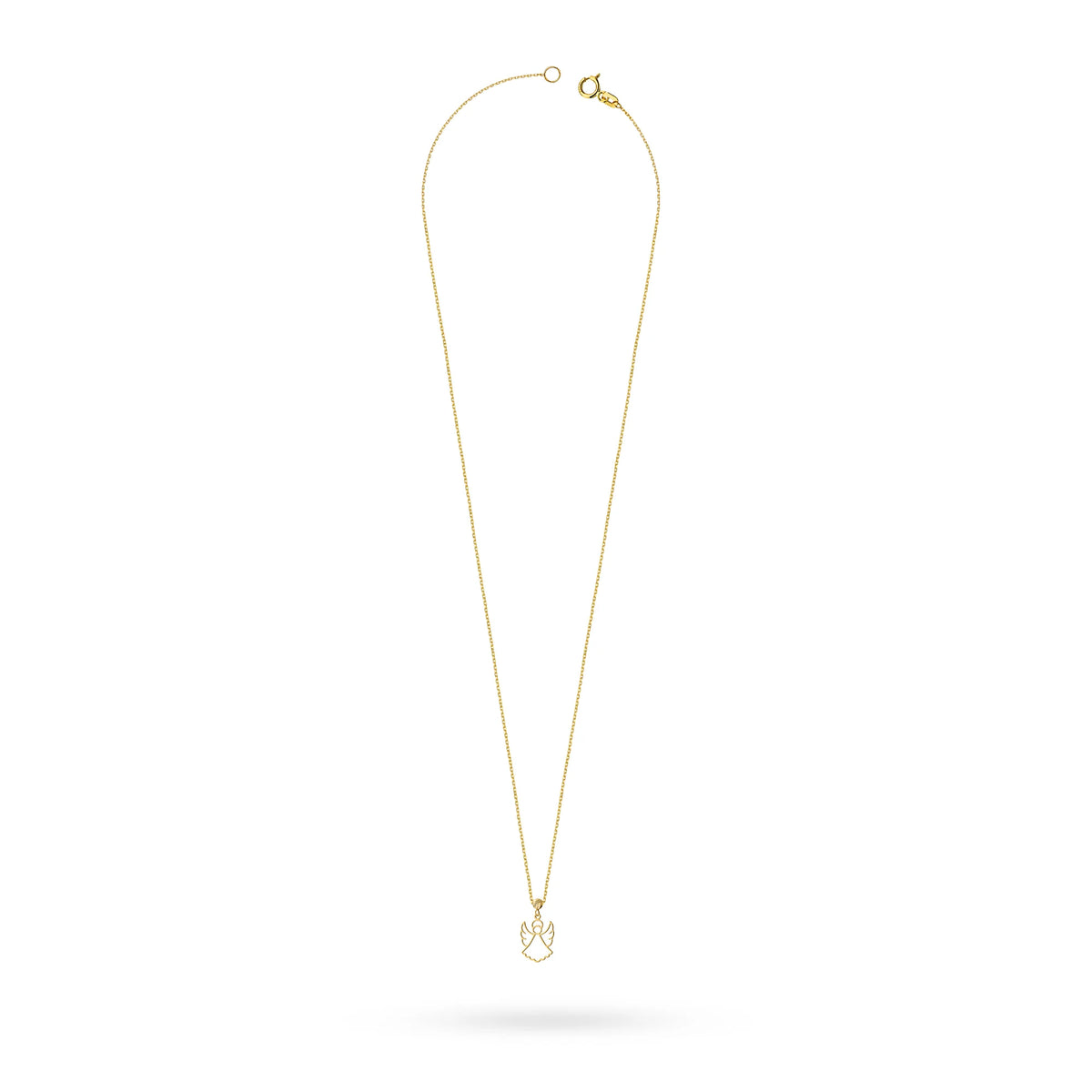 Golden necklace is an excellent gift for a loved one. Set in 14K(585) gold necklace is packaged in an elegant box, gift bag and jewelery cleaning cloth.