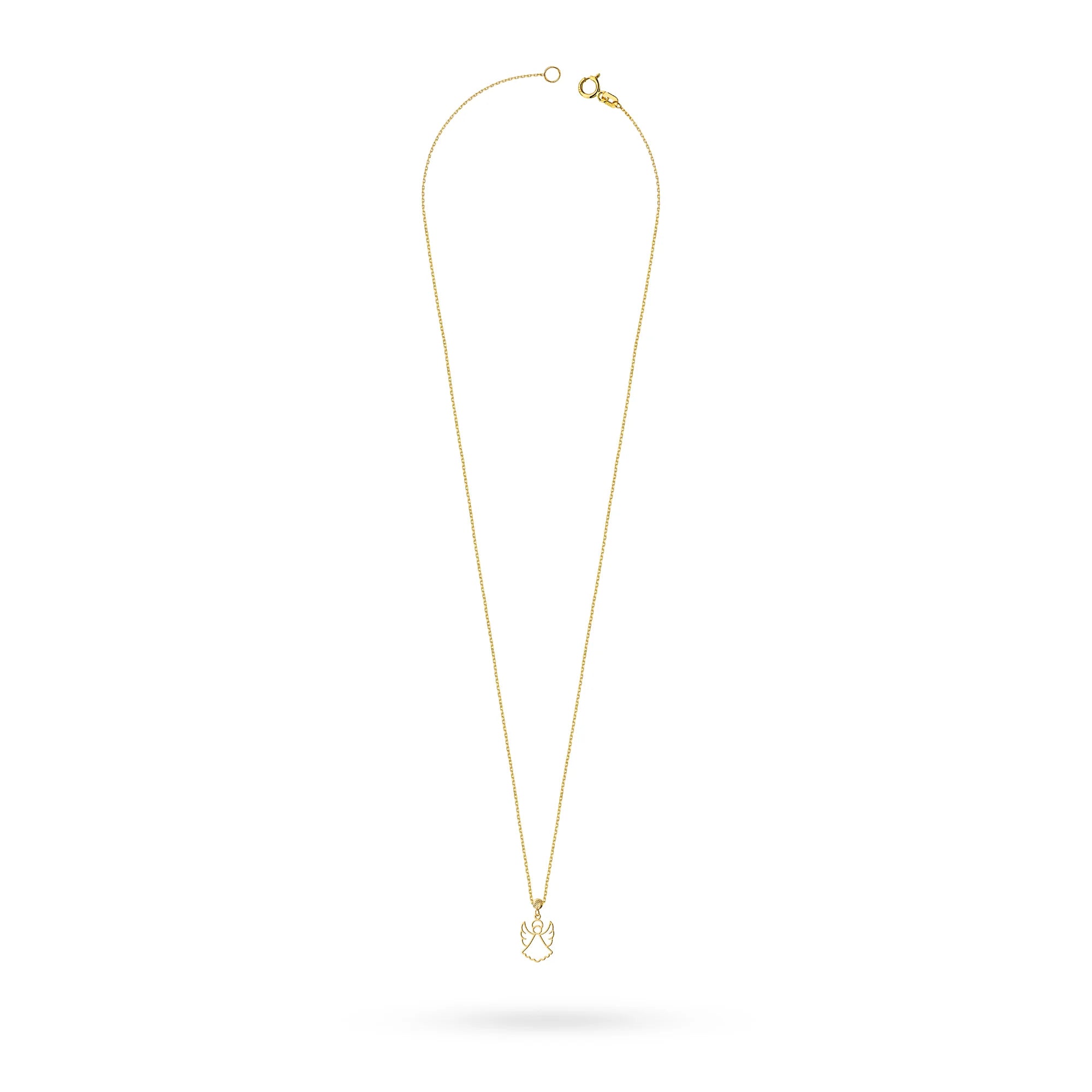 Golden necklace is an excellent gift for a loved one. Set in 14K(585) gold necklace is packaged in an elegant box, gift bag and jewelery cleaning cloth.