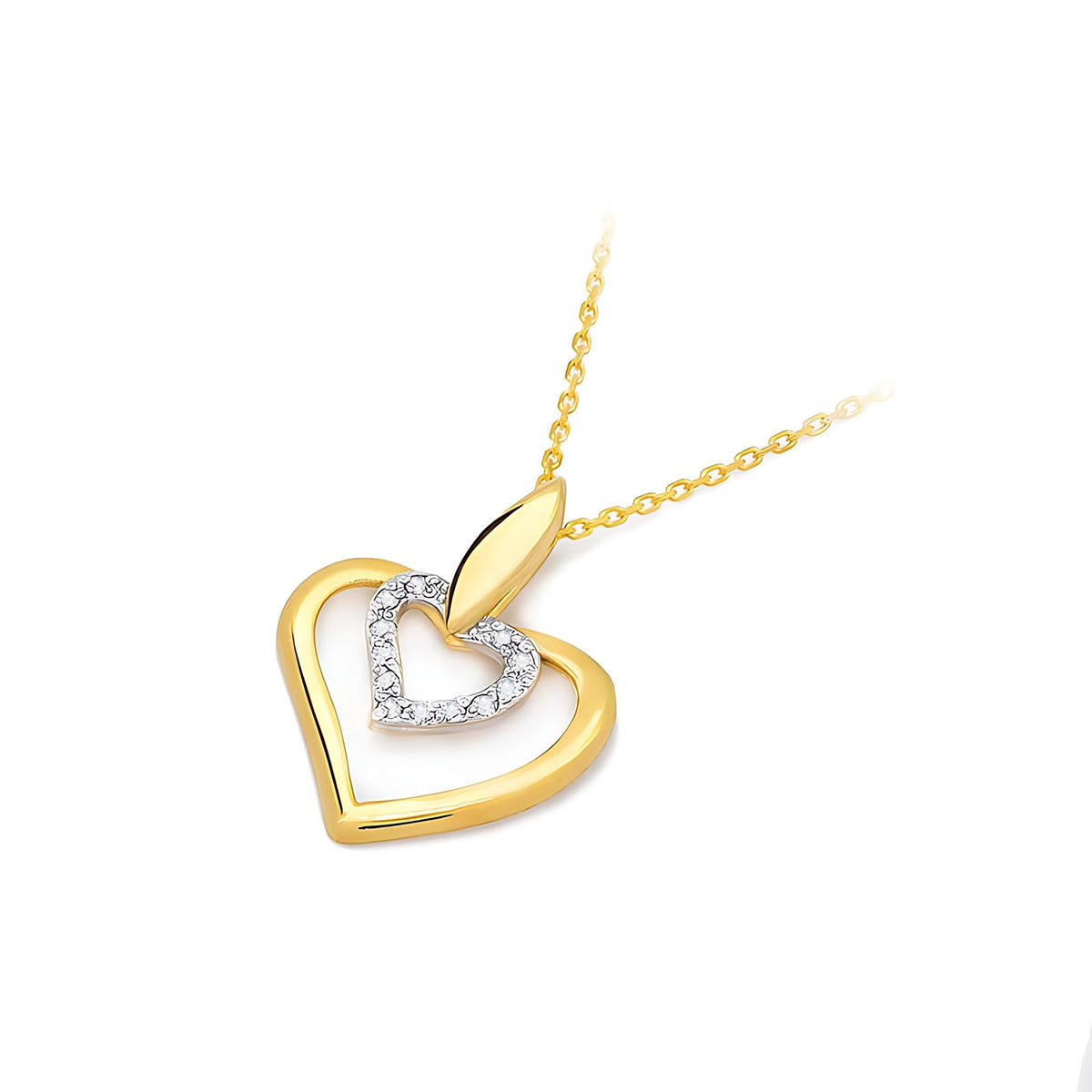 Prívesok vyrobený zo 14K (585) zlata. Naša predajňa ponúka retiazky, prívesky, prstene. Osadený 12 diamantmi o hmotnosti 0,06 ct. Jedinečný a nadčasový darček pre ňu.