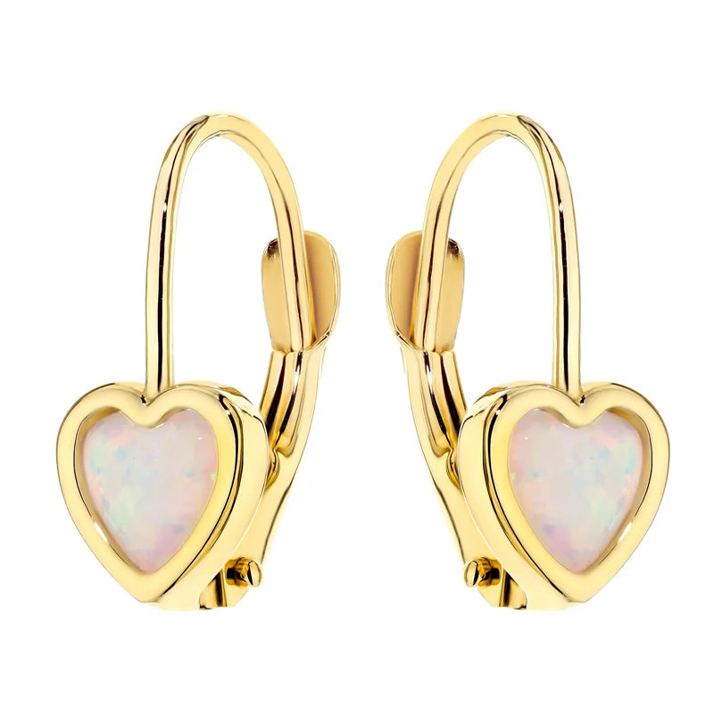 These heart shaped 14-carat gold earrings are an exclusive accessory. Our earrings are a stud clasp. Earrings are packaged in elegant box, perfect for a gift