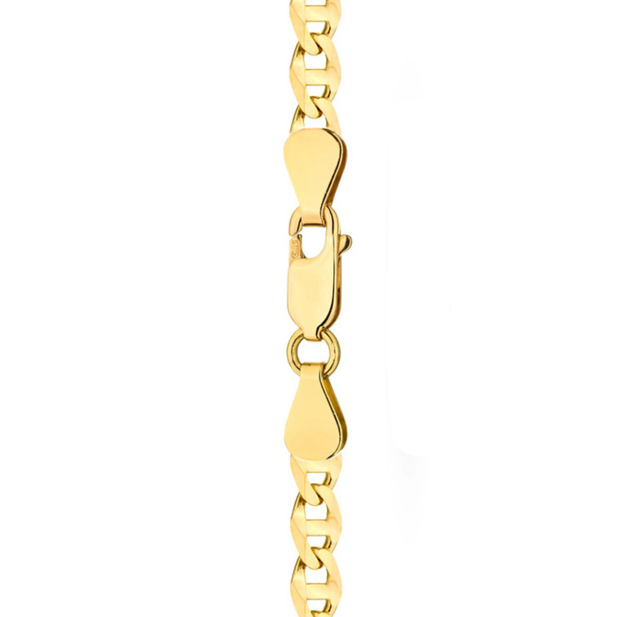 Tento 14-karátový zlatý 4mm gucci reťaz je exkluzívny doplnok. Perfektný ako darček.