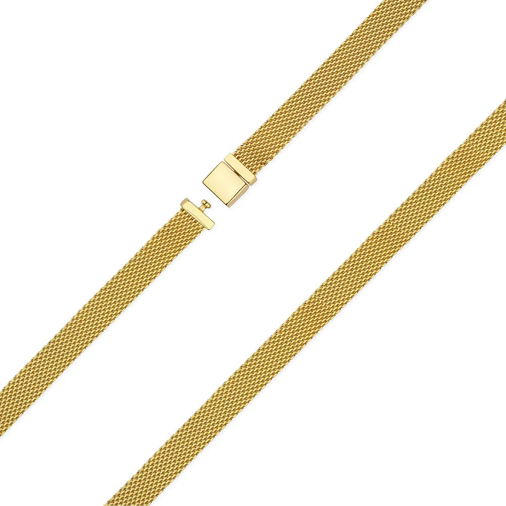 Gold-plated Silver(925) Delicate Classic Bracelet | Elegant Shine & Timeless Style