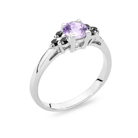 gold-ring-with-amethyst-and-black-diamonds-p127